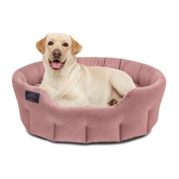 Pink Nest Dog Bed